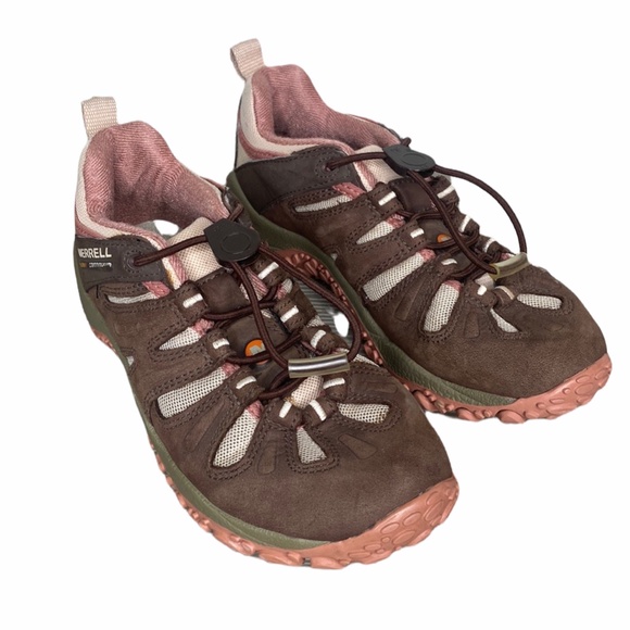 Merrell Chameleon II Stretch Cross-Training Shoes Chocolate/Pink Togel Size 1 - Picture 1 of 14